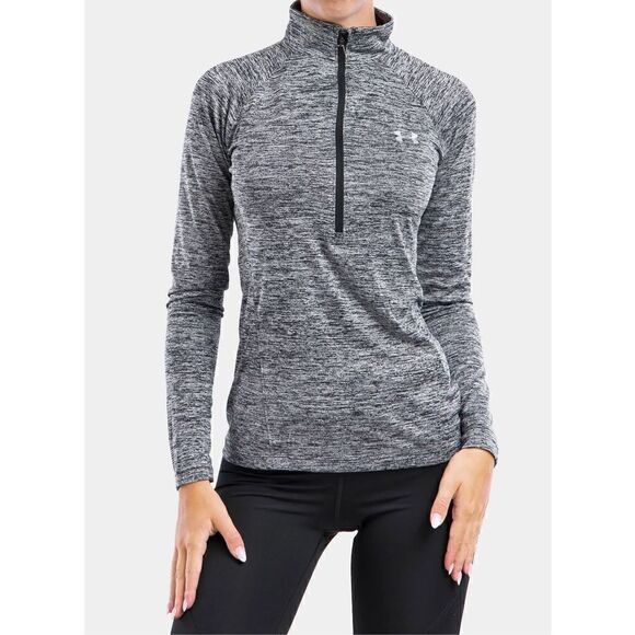 Under Armour Women’s Tech Twist 1/2 Zip Long Sleeve Top - Size Medium - Picture 4 of 9